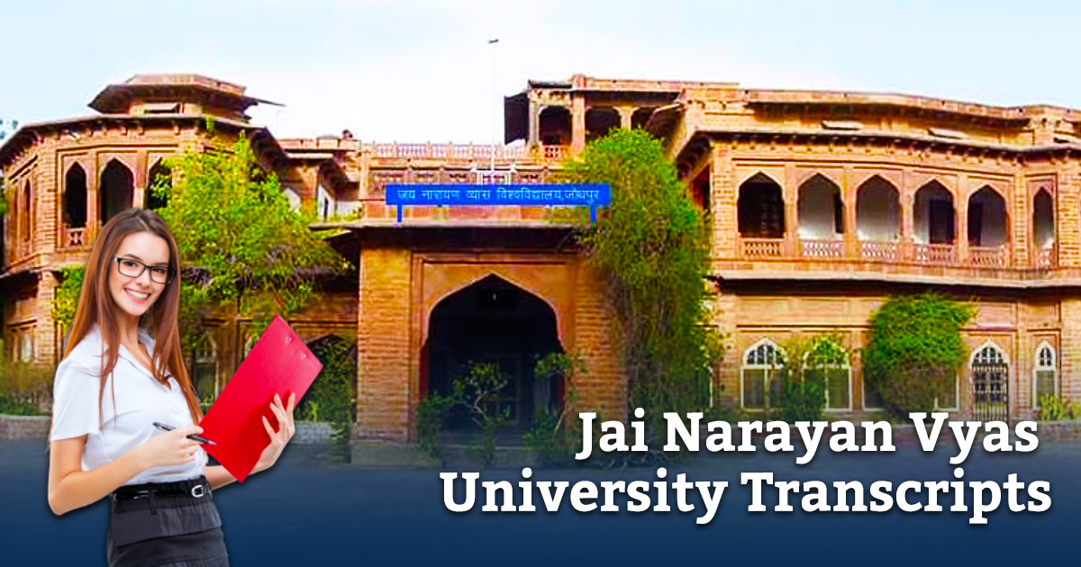 Jai Narayan Vyas University Transcripts