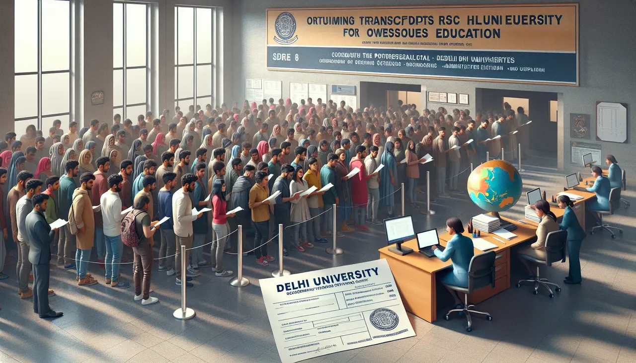 Navigating the Process of Obtaining Delhi University Transcripts for Overseas Education