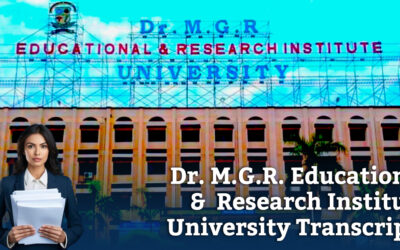 Get Transcripts from Dr. M.G.R. Educational and Research Institute