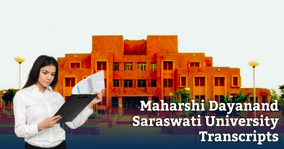Maharshi Dayanand Saraswati University (MDSU) Transcripts