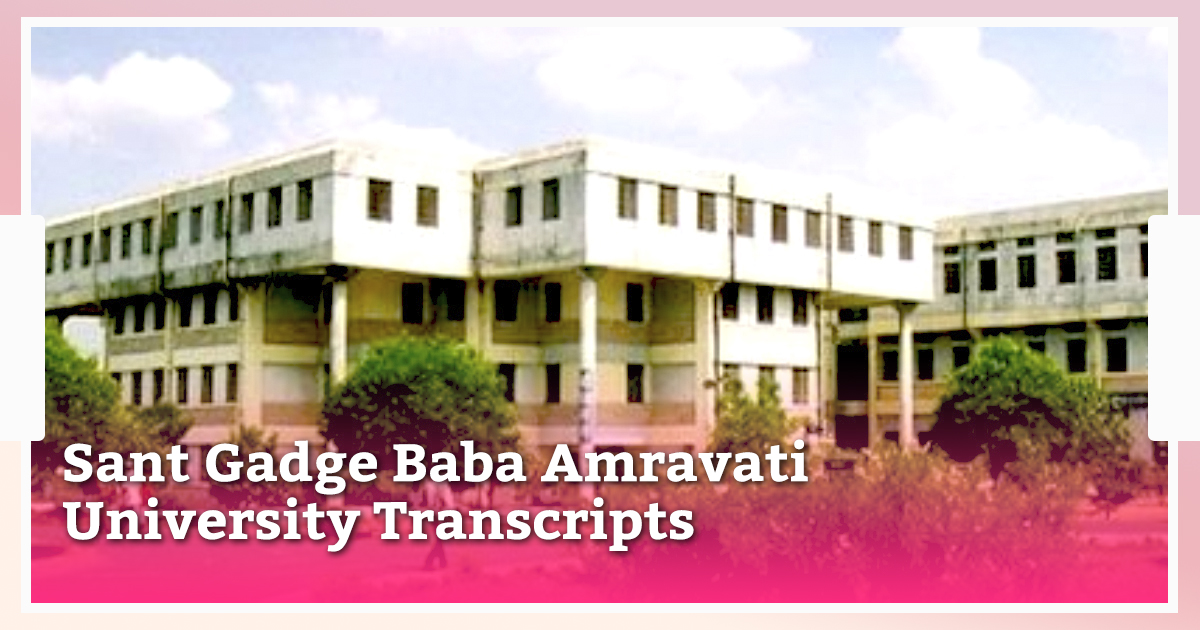 Get Transcripts from Sant Gadge Baba Amravati University