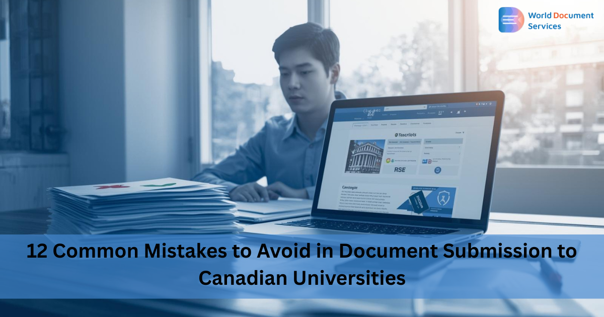 12 Common Mistakes to Avoid in Document Submission to Canadian Universities