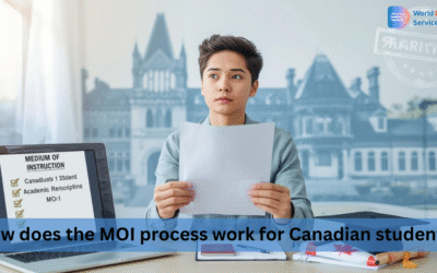 How does the MOI process work for Canadian students?