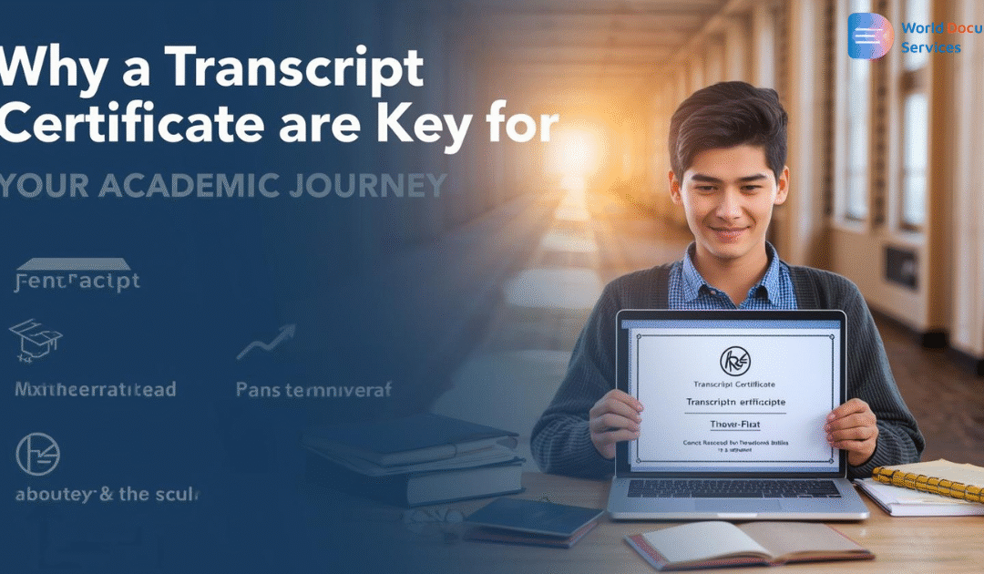 Why a Transcript Certificate is Key for Your Academic Journey