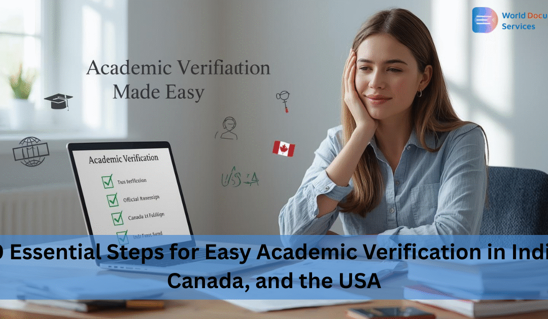 10 Essential Steps for Easy Academic Verification in India, Canada, and the USA