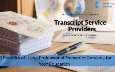 10 Benefits of Using Professional Transcript Services for Your Education
