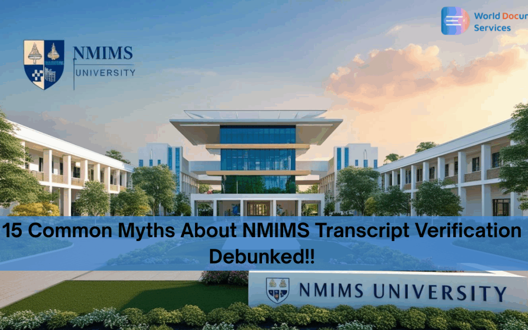 15 Common Myths About NMIMS Transcript Verification Debunked