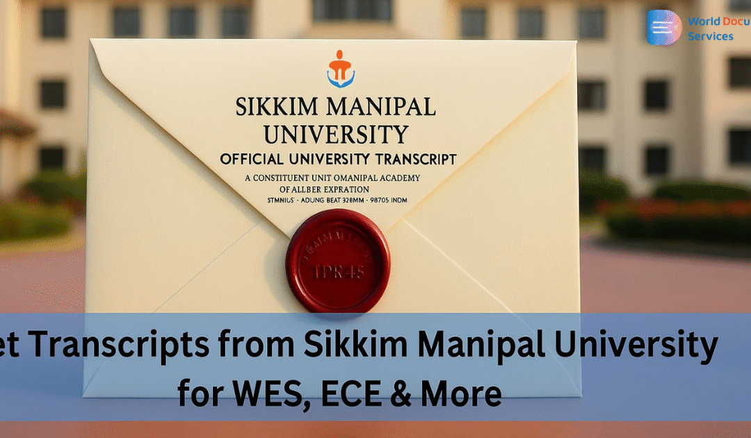 Get Transcripts from Sikkim Manipal University for WES, ECE & More