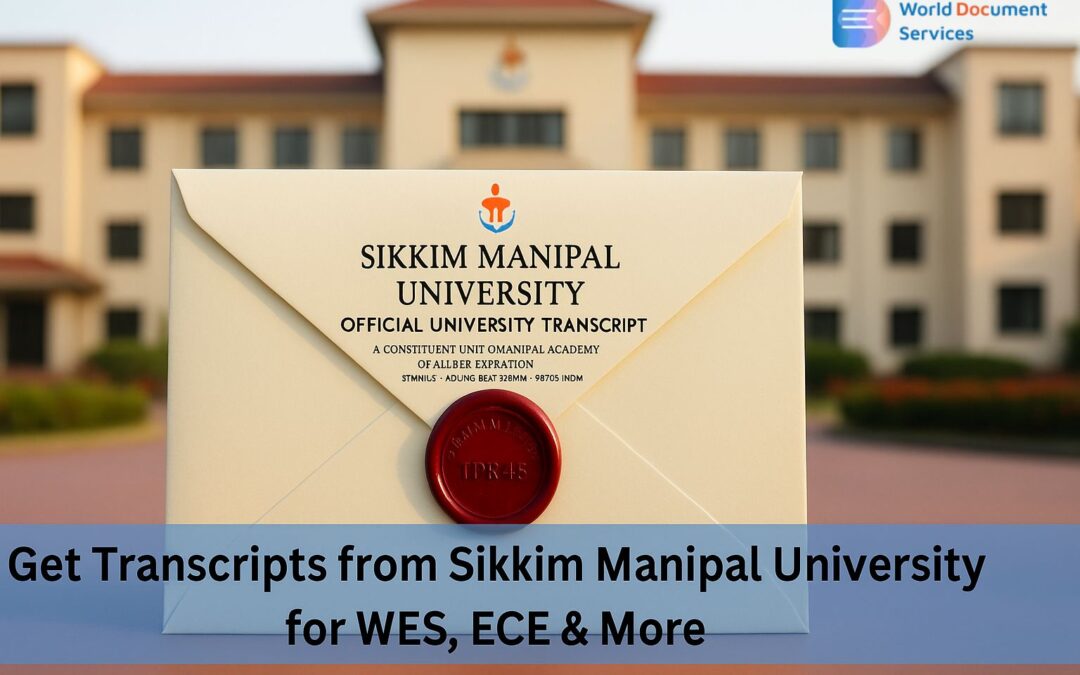 Get Transcripts from Sikkim Manipal University for WES, ECE & More