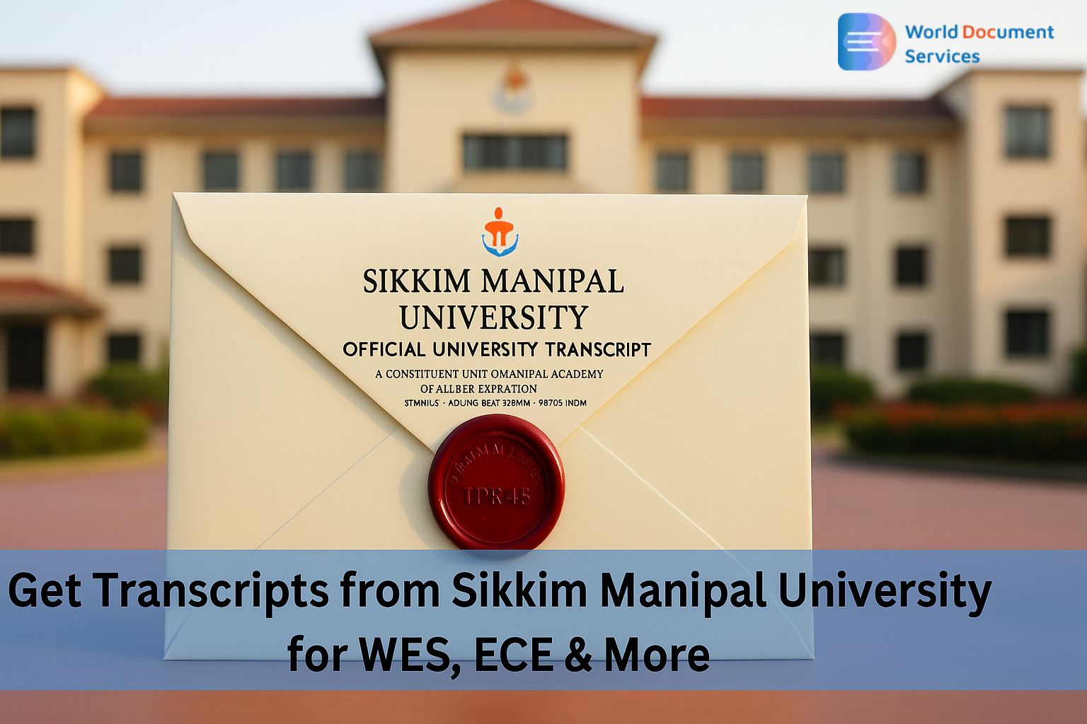 Get Transcripts from Sikkim Manipal University for WES, ECE & More