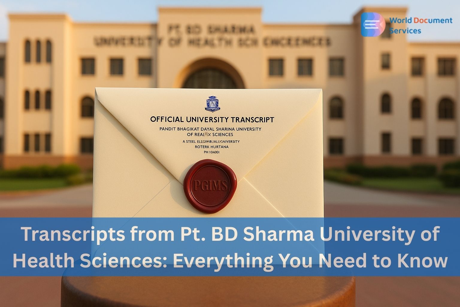 Transcripts from Pt. BD Sharma University of Health Sciences: Everything You Need to Know