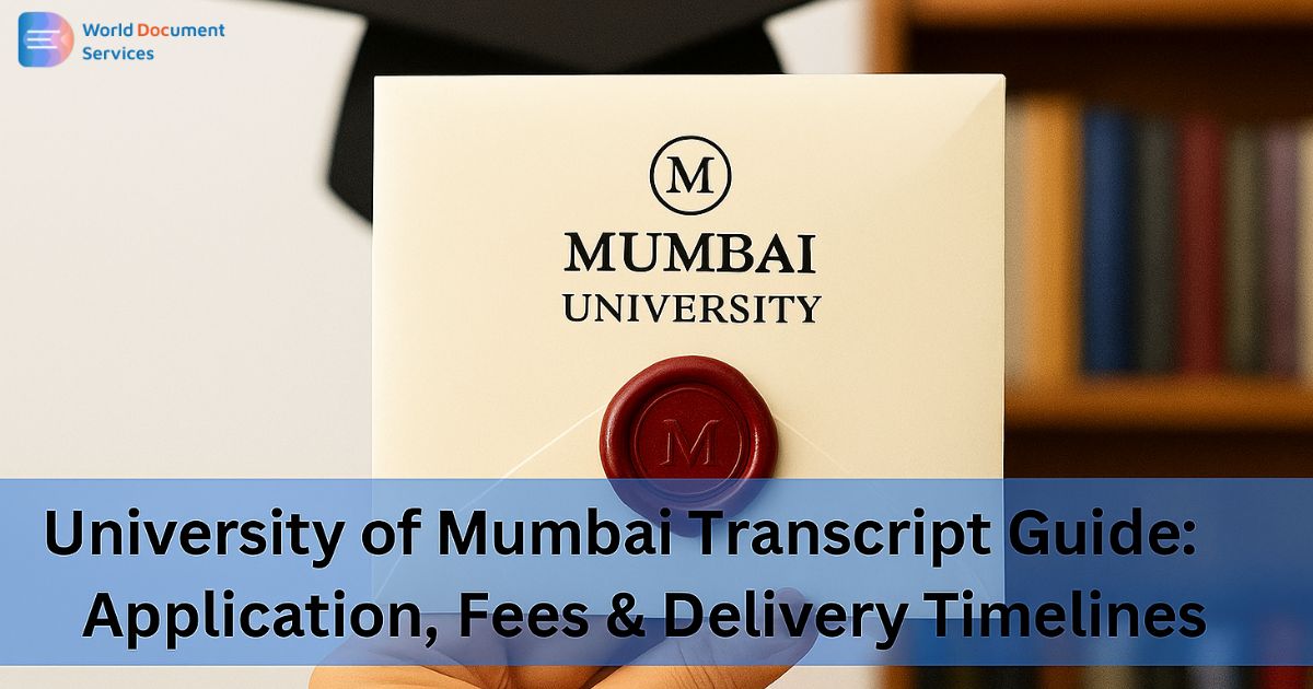 University of Mumbai Transcript Guide: Application, Fees & Delivery Timelines