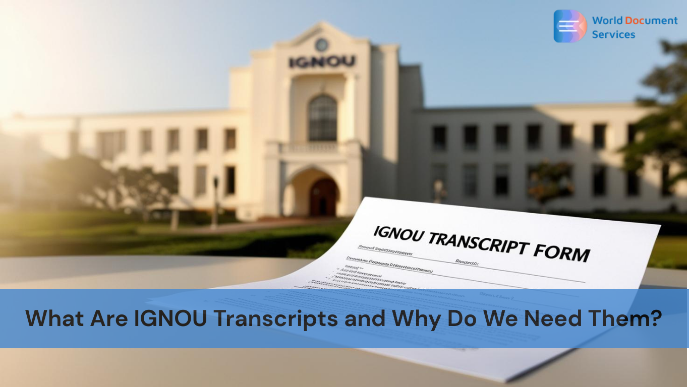 What Are IGNOU Transcripts, and Why Do I Need Them