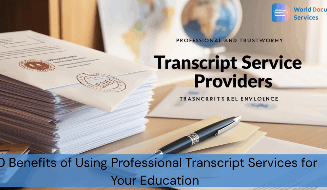 10 Benefits of Using Professional Transcript Services for Your Education