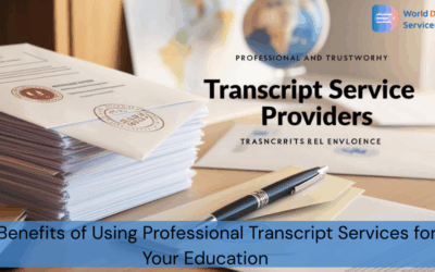 10 Benefits of Using Professional Transcript Services for Your Education