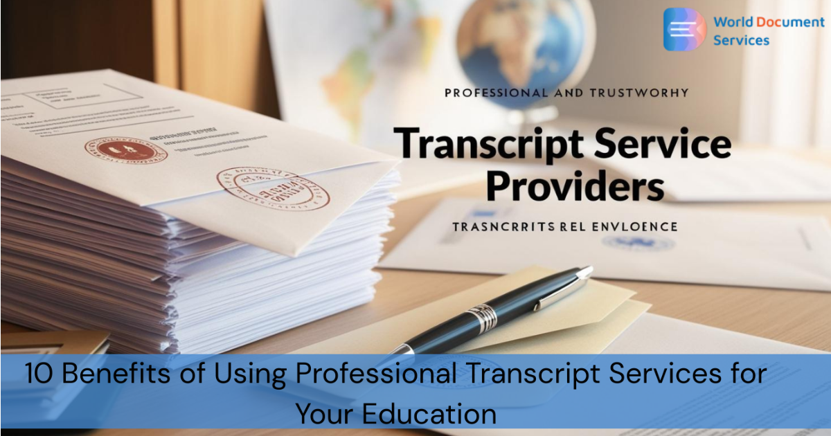 10 Benefits of Using Professional Transcript Services for Your Education