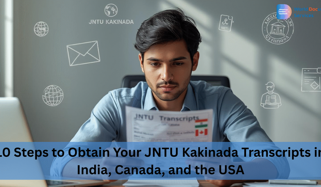 10 Steps to Obtain Your JNTU Kakinada Transcripts in India, Canada, and the USA