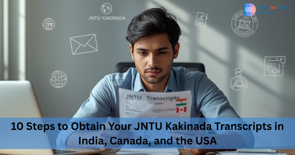 10 Steps to Obtain Your JNTU Kakinada Transcripts in India, Canada, and the USA