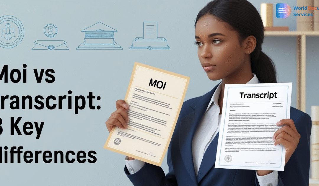 8 Key Differences Between MOI and Transcript Authenticity