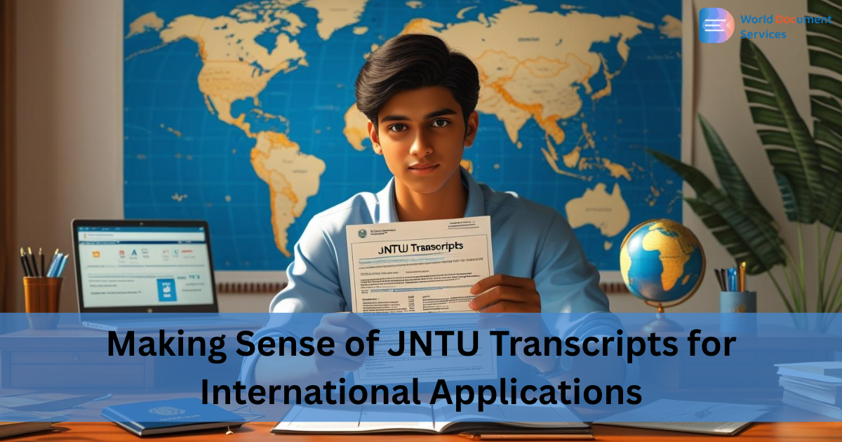 Making Sense of JNTU Transcripts for International Applications