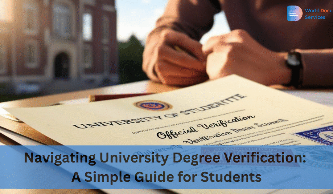 Navigating University Degree Verification: A Simple Guide for Students