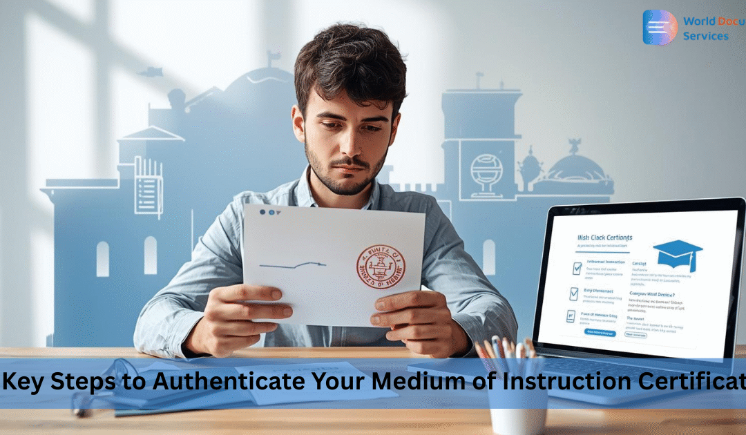 7 Key Steps to Authenticate Your Medium of Instruction (MOI) Certificate