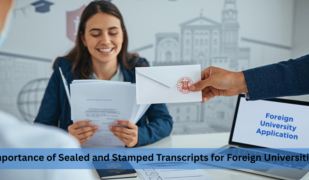 Importance of Sealed and Stamped Transcripts for Foreign Universities