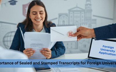 Importance of Sealed and Stamped Transcripts for Foreign Universities