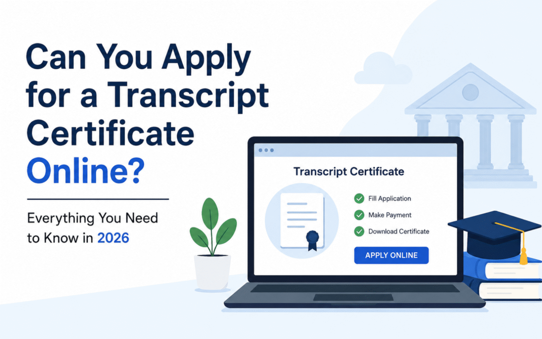 Can You Apply for a Transcript Certificate Online? Everything You Need to Know in 2026