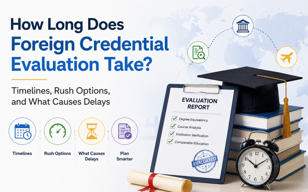 How Long Does Foreign Credential Evaluation Take – Timelines, Rush Options, and What Causes Delays