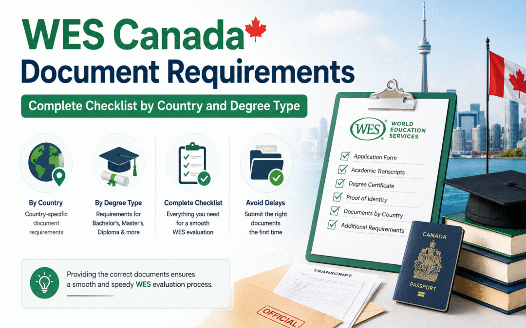 WES Canada Document Requirements – Complete Checklist by Country and Degree Type