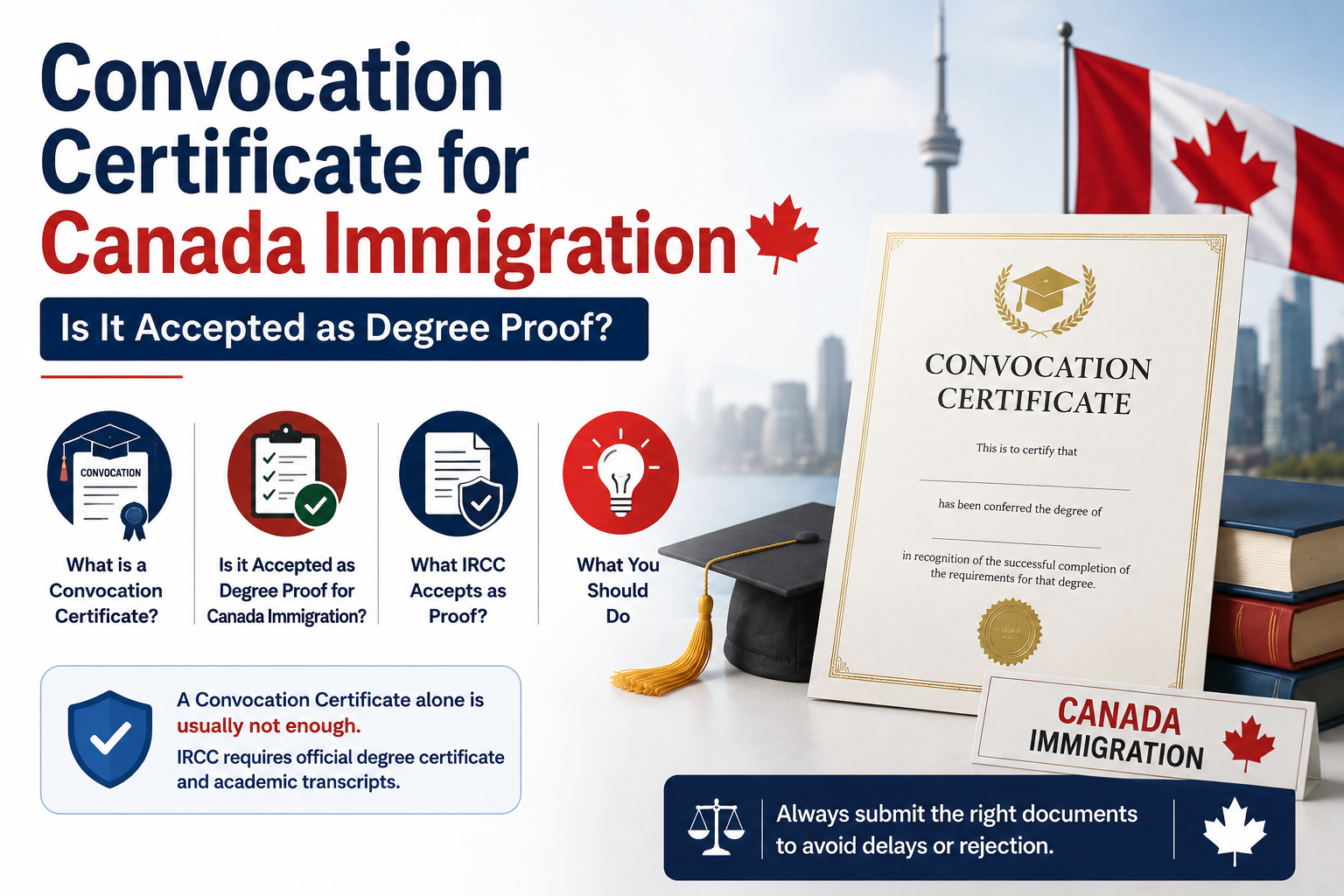 Convocation Certificate for Canada Immigration – Is It Accepted as Degree Pro