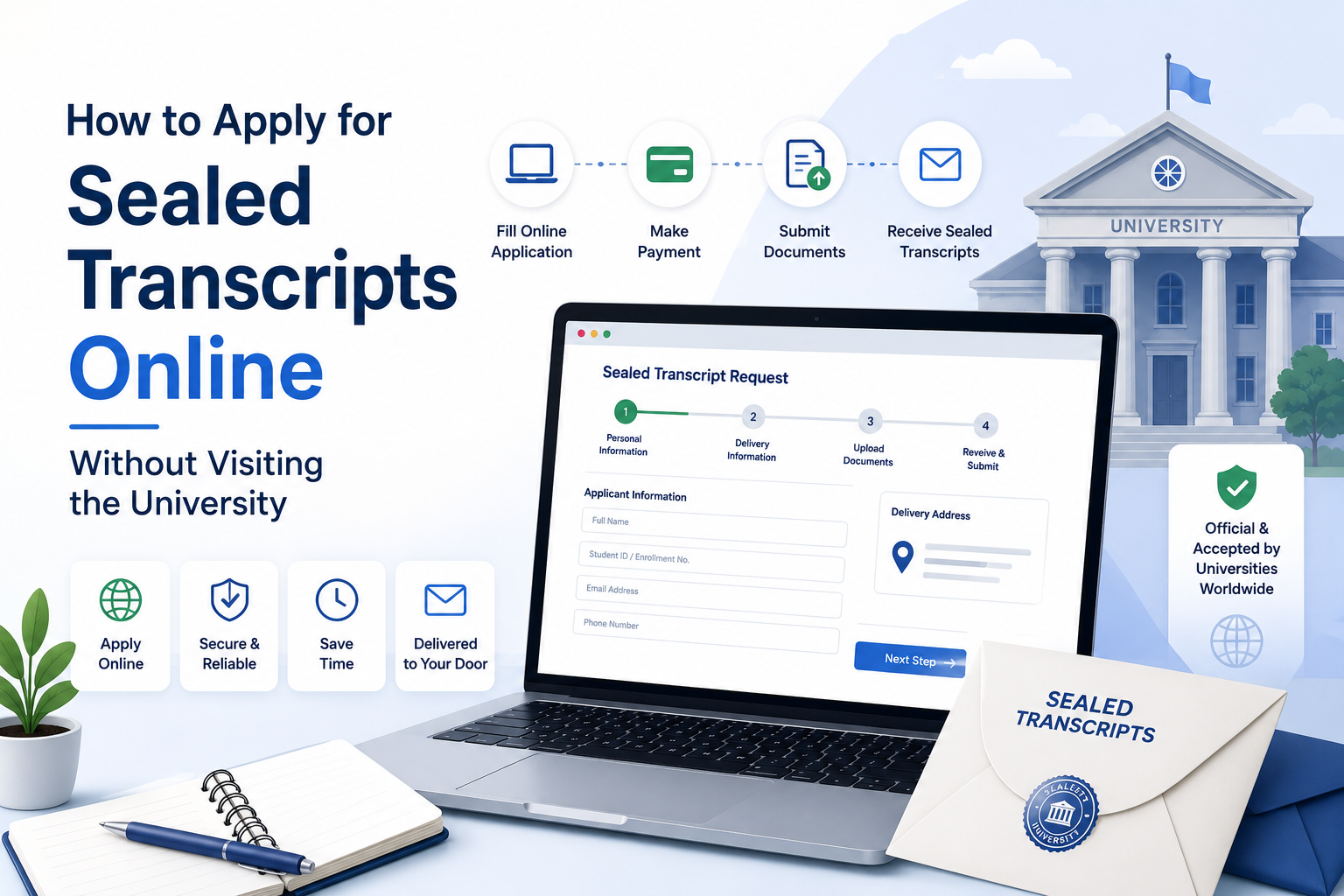 How to Apply for Sealed Transcripts Online Without Visiting the University