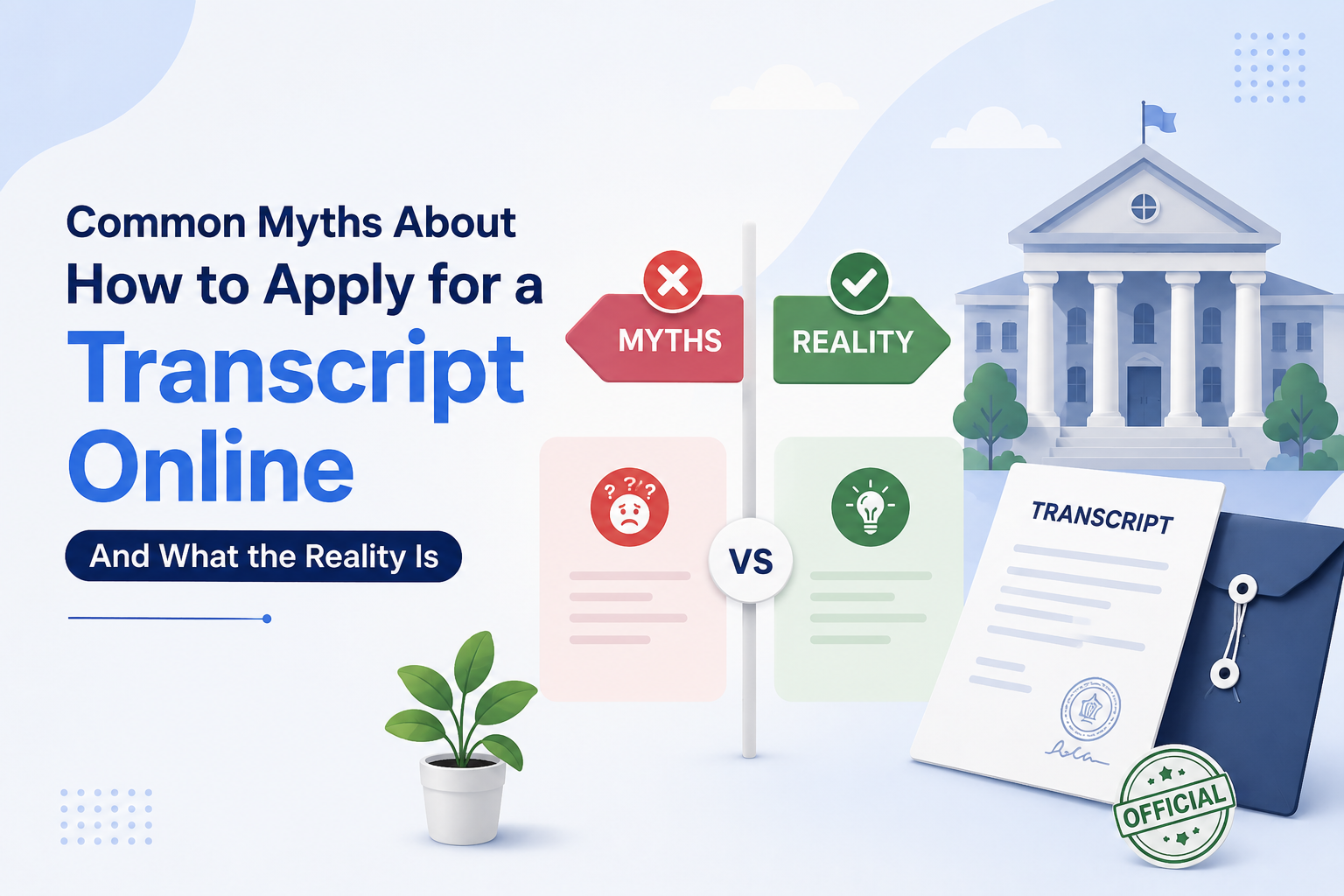 Common Myths About How to Apply for a Transcript Online – And What the Reality Is