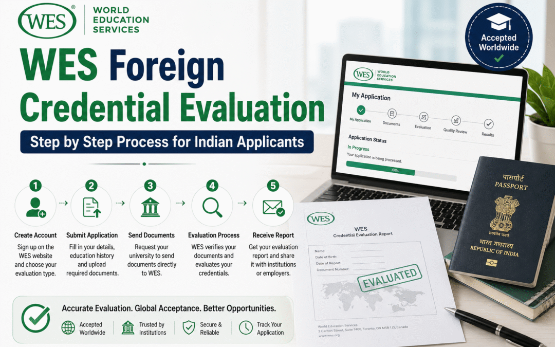 WES Foreign Credential Evaluation – Step by Step Process for Indian Applicants