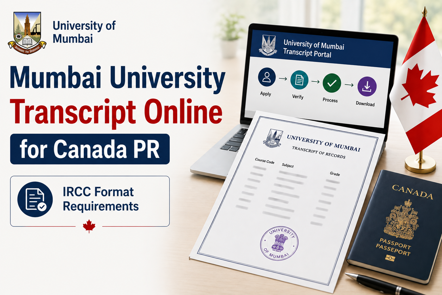 Mumbai University Transcript Online for Canada PR – IRCC Format Requirements