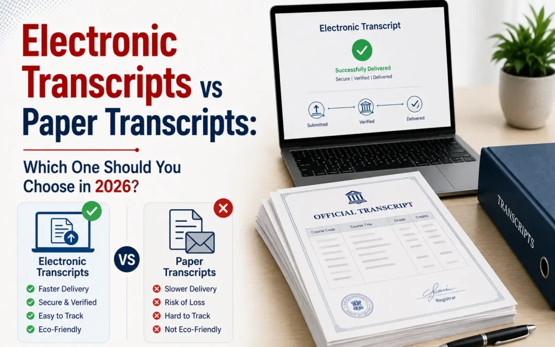 Electronic Transcripts vs Paper Transcripts: Which One Should You Choose in 2026?
