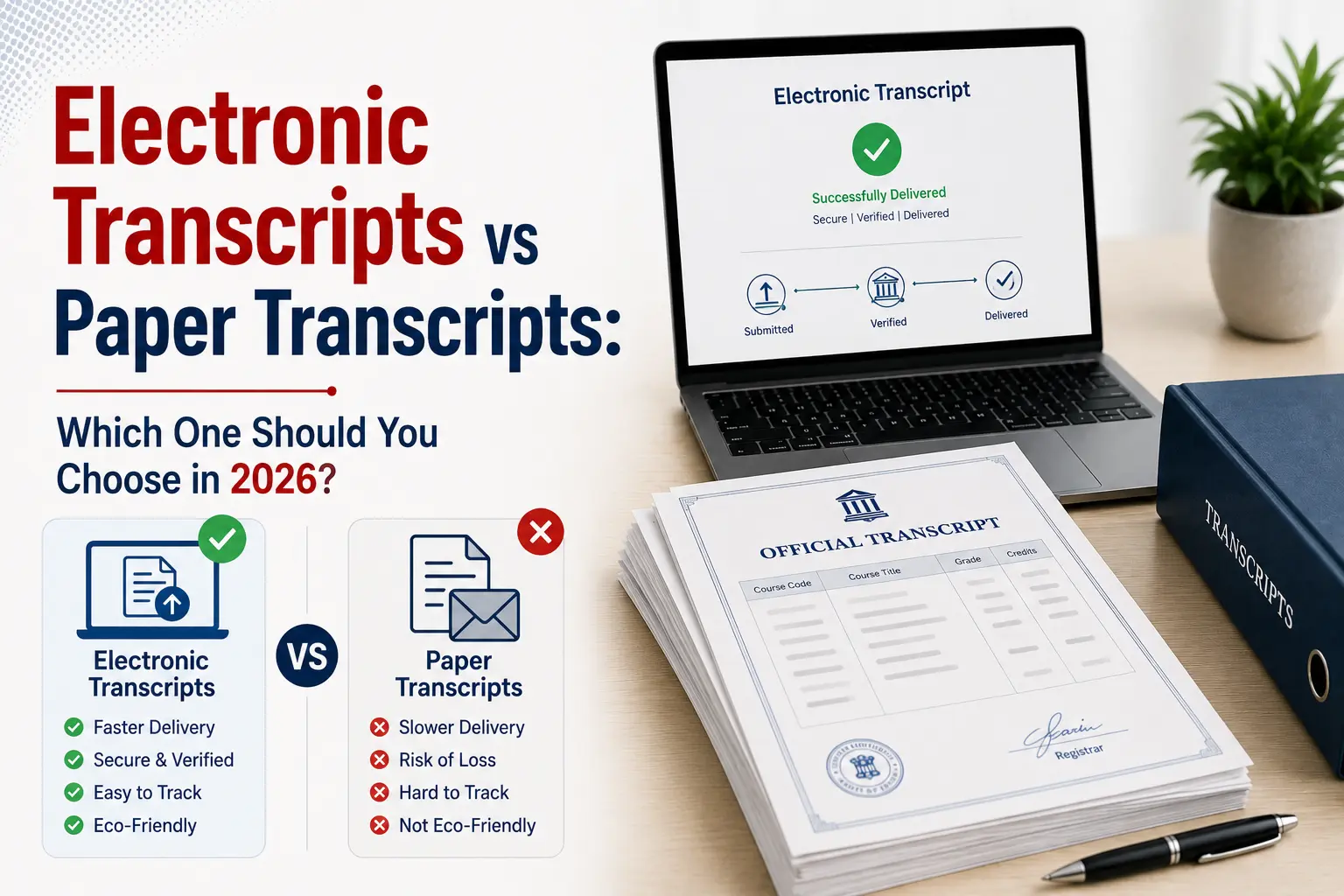 Electronic Transcripts vs Paper Transcripts: Which One Should You Choose in 2026?