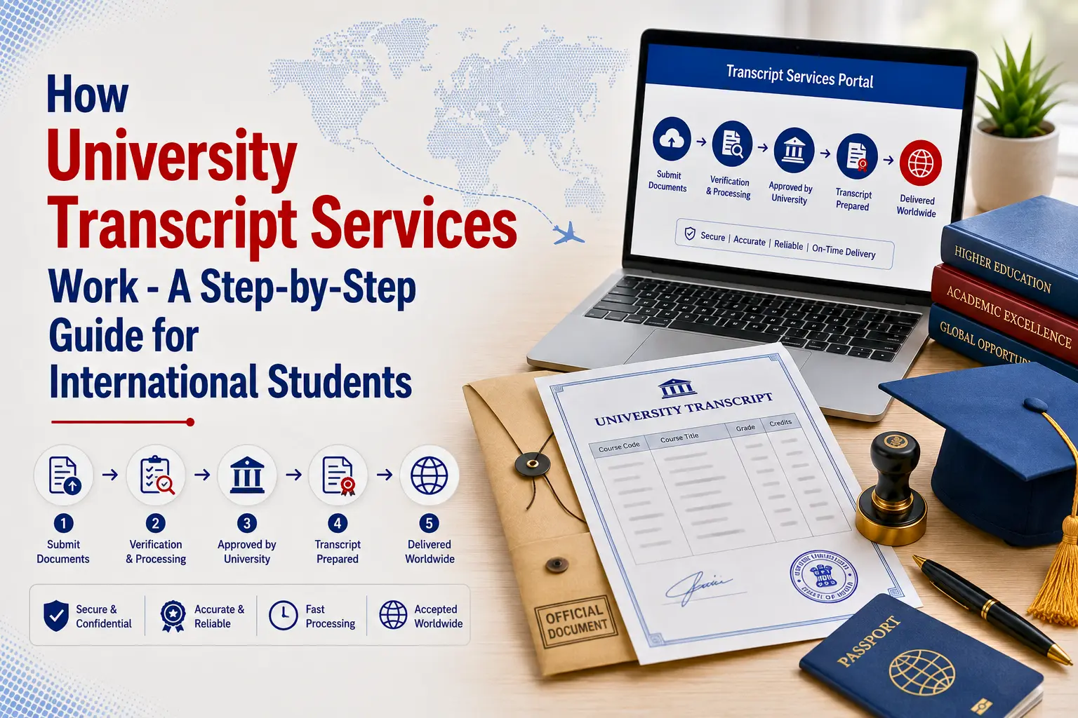 How University Transcript Services Work – A Step-by-Step Guide for International Students