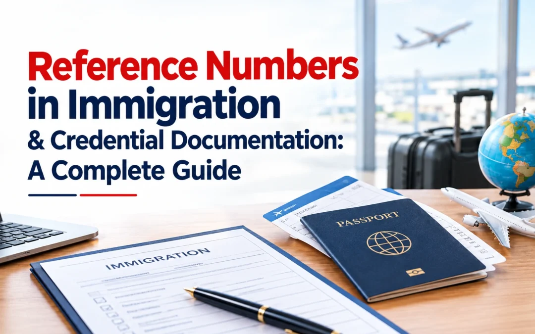Reference Numbers in Immigration & Credential Documentation: A Complete Guide