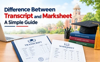 Difference Between Transcript and Marksheet: A Simple Guide