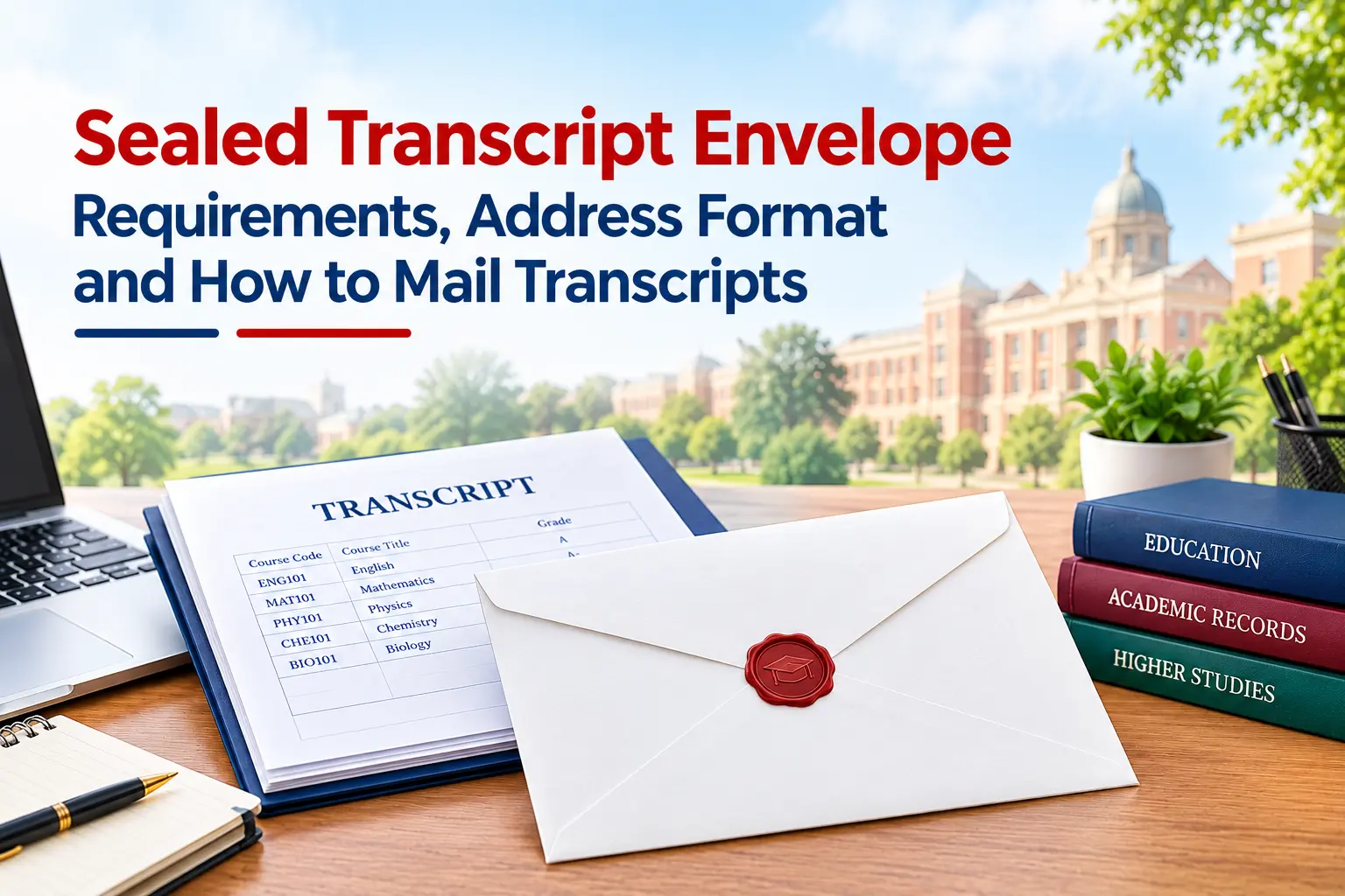 Sealed Transcript Envelope: Requirements, Address Format and How to Mail Transcripts