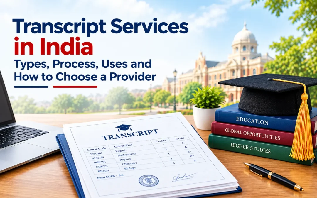 Transcript Services in India: Types, Process, Uses and How to Choose a Provider